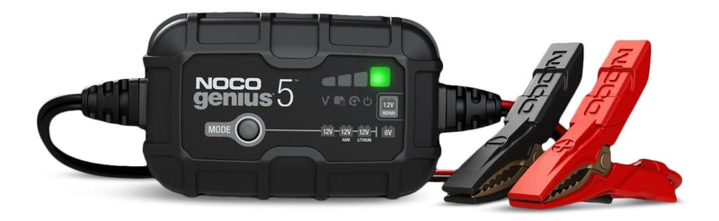 NOCO GENIUS5 Smart Battery Charger/Maintainer/Desulfator, 5-Amp, 6V/12V G5