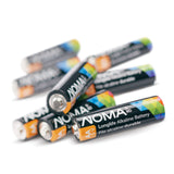 NOMA 4-pk AA Alkaline Batteries, Long Lasting, All Purpose
