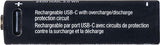 NOMA Advanced 2400 mAh USB C-Type Rechargeable Li-Ion Batteries, 2-pk