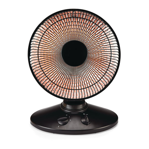 NOMA Oscillating Parabolic Dish Portable Radiant Electric Space Heater, 1000W, Black J2