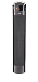 NOMA Oscillating Tower Ceramic Heater withRemote Control & Thermostat, 1500W, Black, 30-in