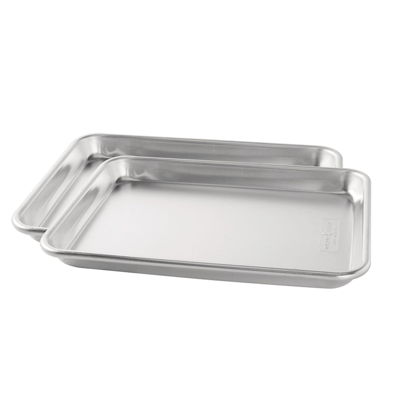 Nordic Ware Naturals Baker's Aluminum Quarter Sheet, 2-pc B7