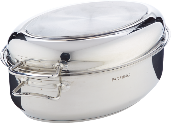 PADERNO 18/10 Stainless Steel Multi-Roaster with Removable Rack, 50.3 x 18cm L5