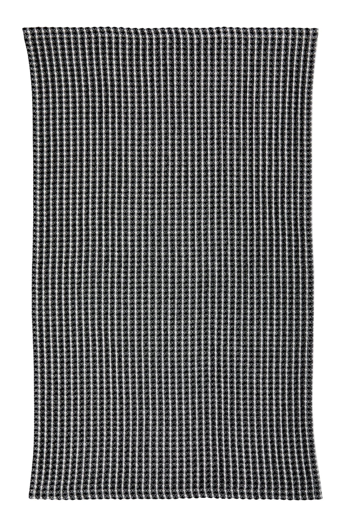 PADERNO All-Purpose Two-Tone Cotton Kitchen Towels, Black, 2-pk
