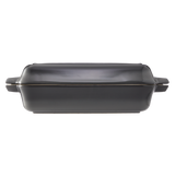 PADERNO Ceramic Roaster Set, Grey, 15 x 8.5-in, 2-pk