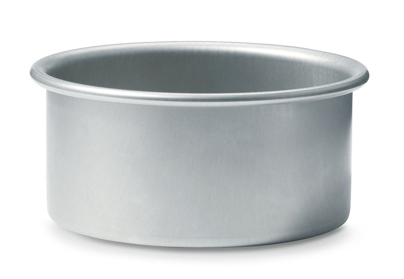 PADERNO Professional Uncoated Aluminum Round Cake Pan, 6-in X8