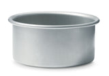 PADERNO Professional Uncoated Aluminum Round Cake Pan, 6-in
