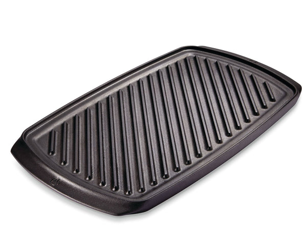 PADERNO Signature Cast Iron Reversible Grill & Griddle, BBQ & Oven Safe, Black, 20-in x 10-in R5