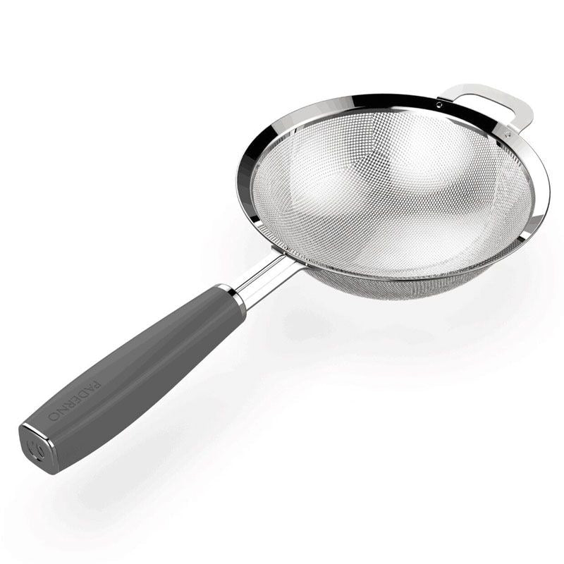 PADERNO Stainless Steel Strainer for Draining/Straining/Sifting, Silver O1