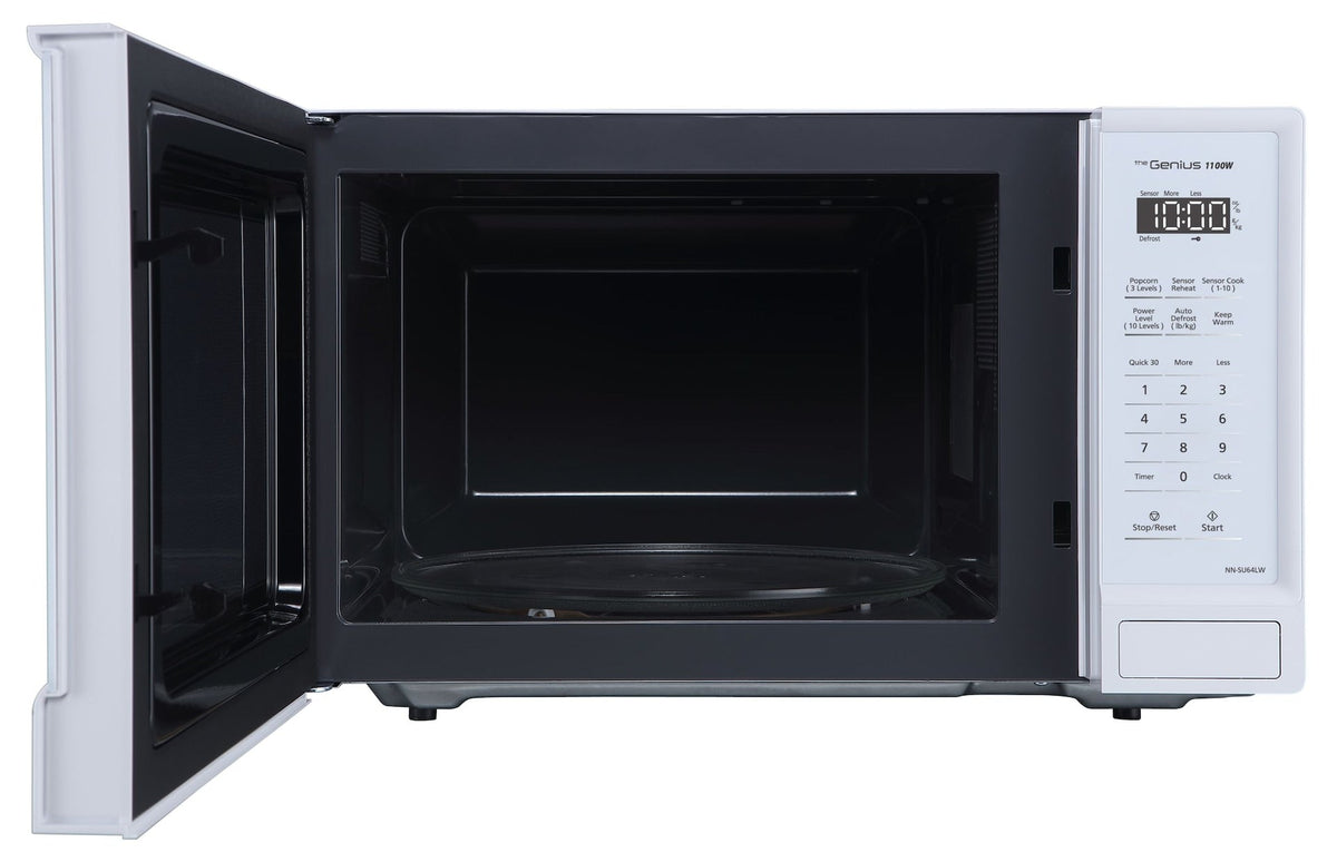 Panasonic NN-SU64LW Countertop Microwave Genius Sensor Cooking, 1.3-cu.ft., Matte White