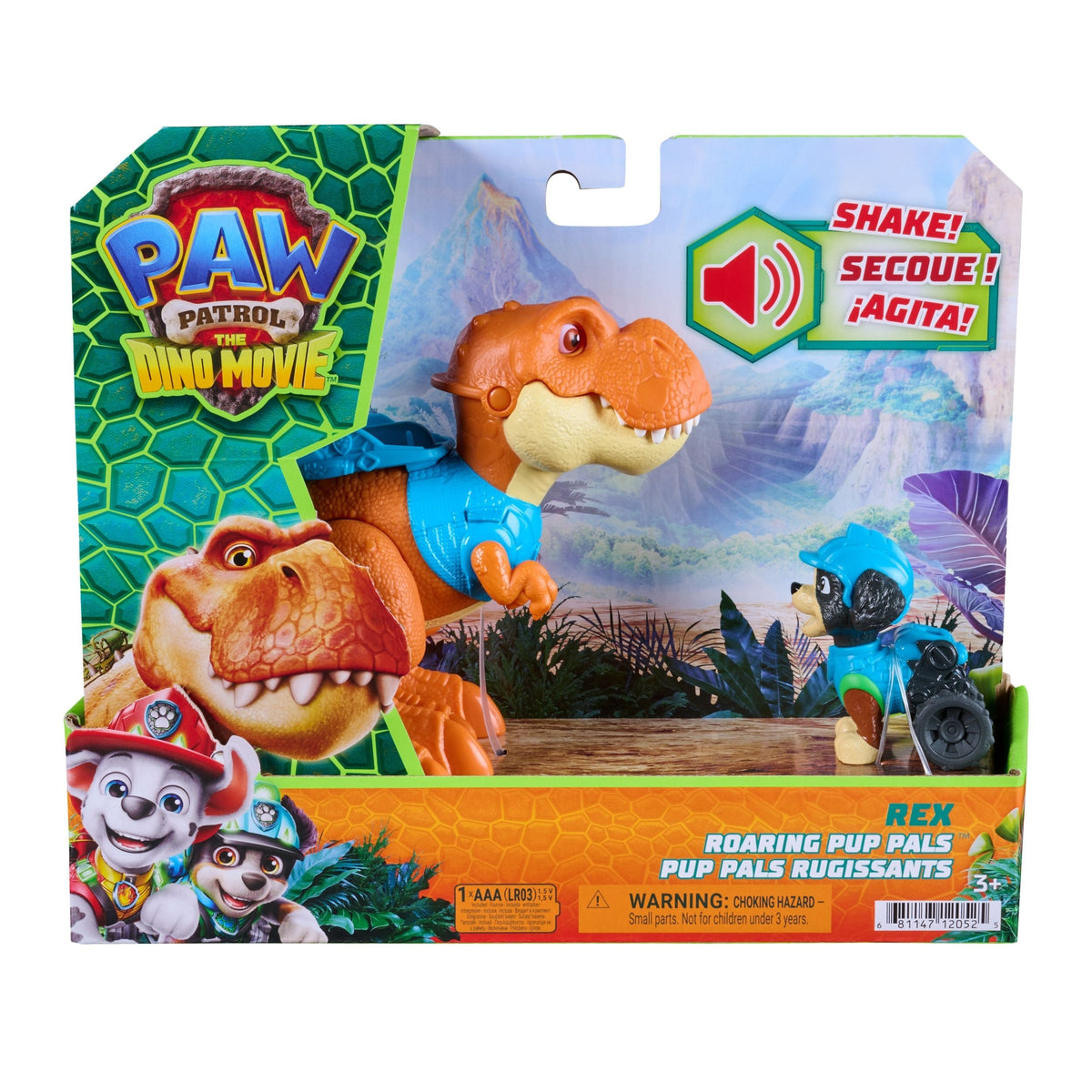 PAW Patrol Roaring Pup Pals Rex