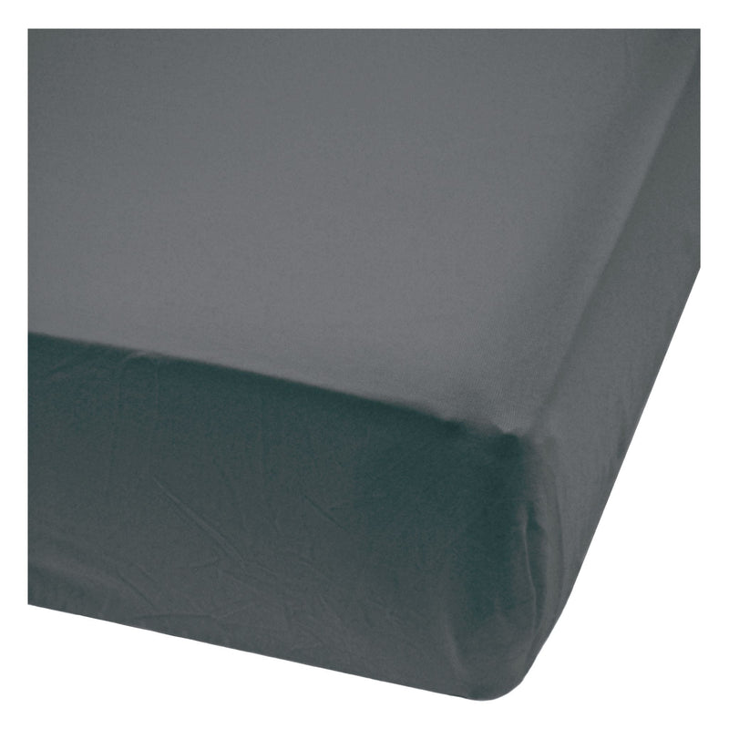 Perlimpinpin Bamboo Baby Crib Fitted Sheets, Charcoal R3