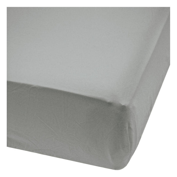 Perlimpinpin Bamboo Baby Crib Fitted Sheets, Pebble K9