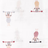 Perlimpinpin Cotton Muslin Baby Swaddle Blanket, Circus