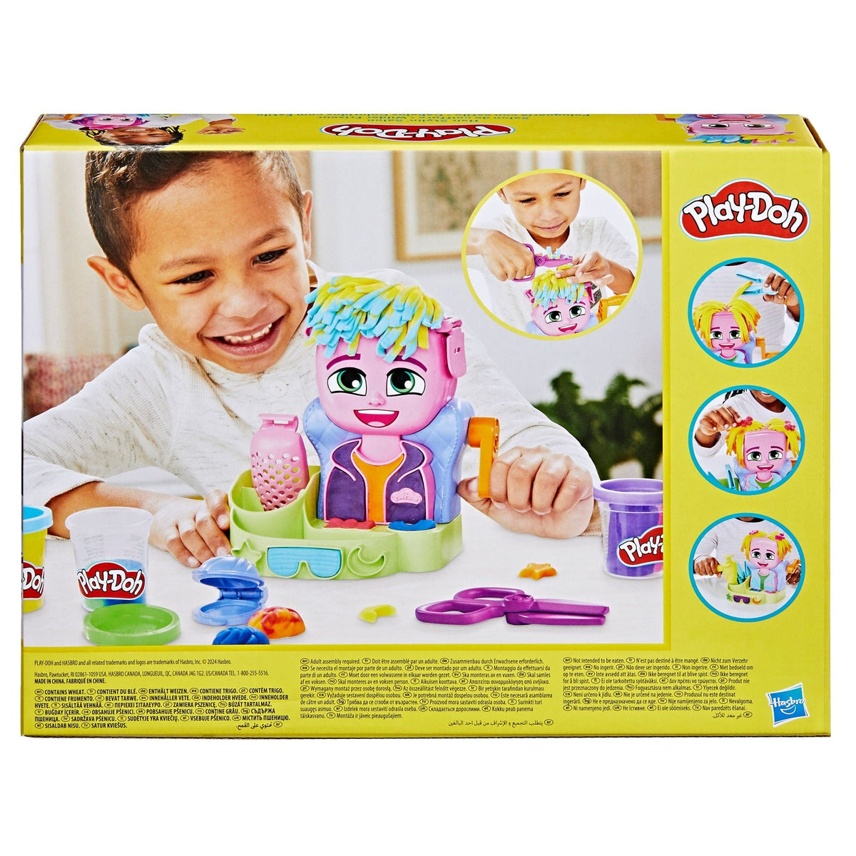 Play-Doh Hair Stylin' Dual Colour Salon Playset, Ages 3+
