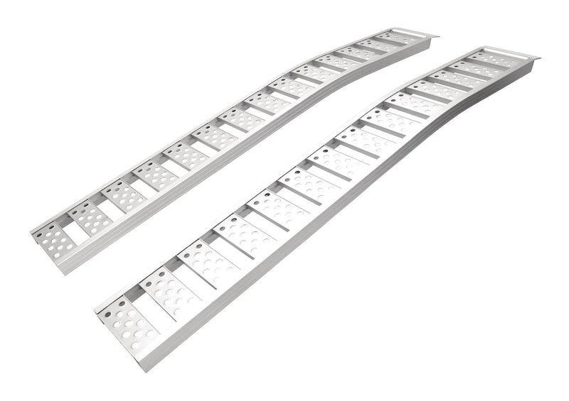PRIME1 Automotive Accessories UTV/ATV Aluminum Loading Ramps Pair with Adjustable Straps, 90 x 12-in, 2-pc R4