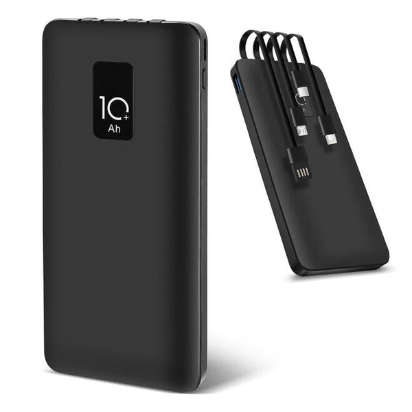 4 in 1 Fast Charging Power Bank with Built-in Cables, 10000mAh - PrimeCables Y8