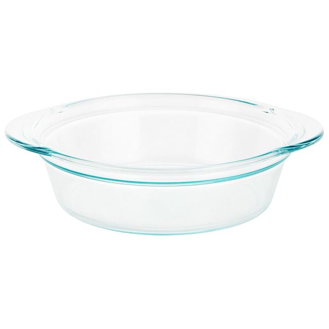 Pyrex Oven-To-Table Glass Deep Pie Dish, 9.5-in, Freezer & Dishwasher Safe W2