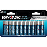 Rayovac HIGH ENERGY AA Alkaline Batteries, Long Lasting, All Purpose, 36-Pk