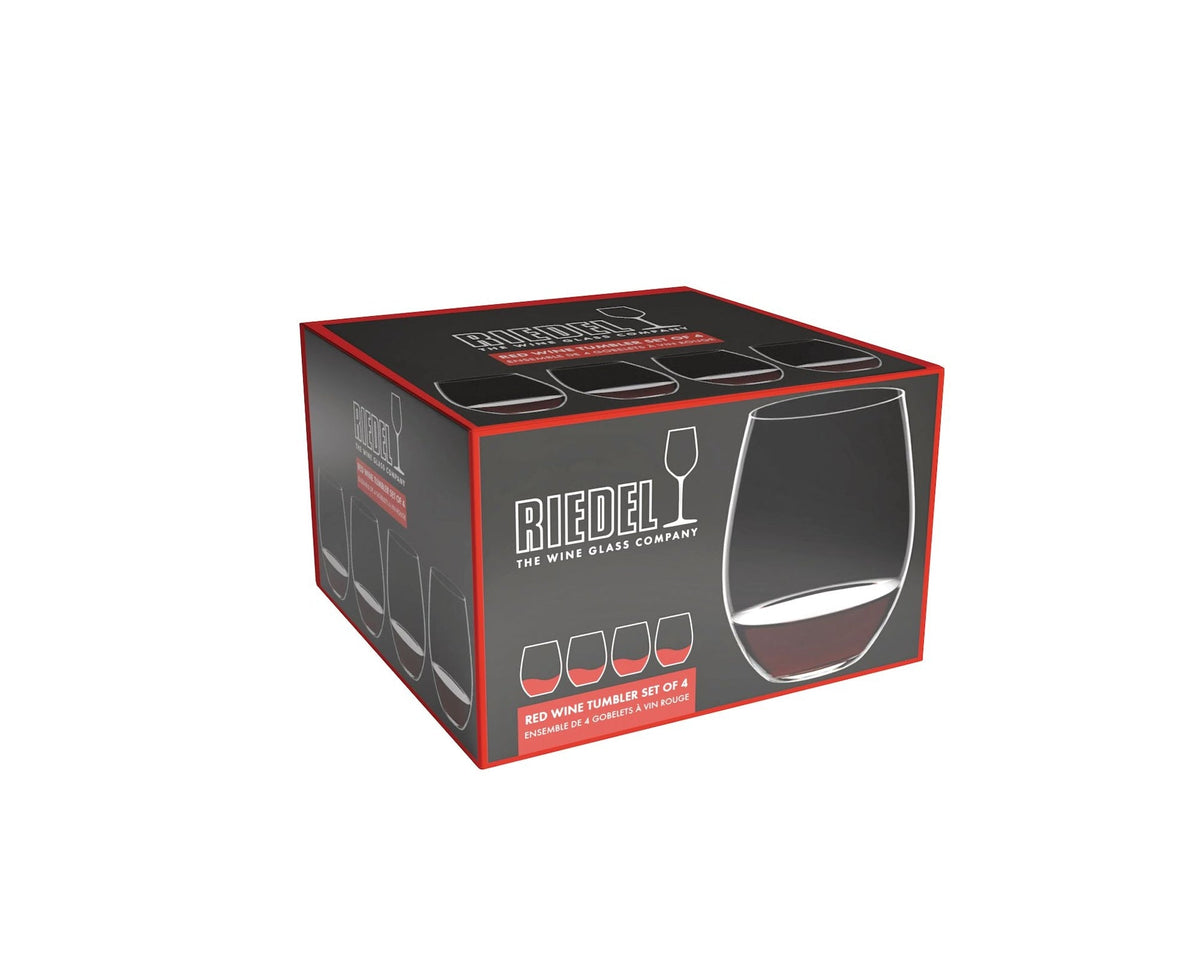 Riedel Stemless Cabernet Wine Glass/Tumbler Set, Clear, 4-pk