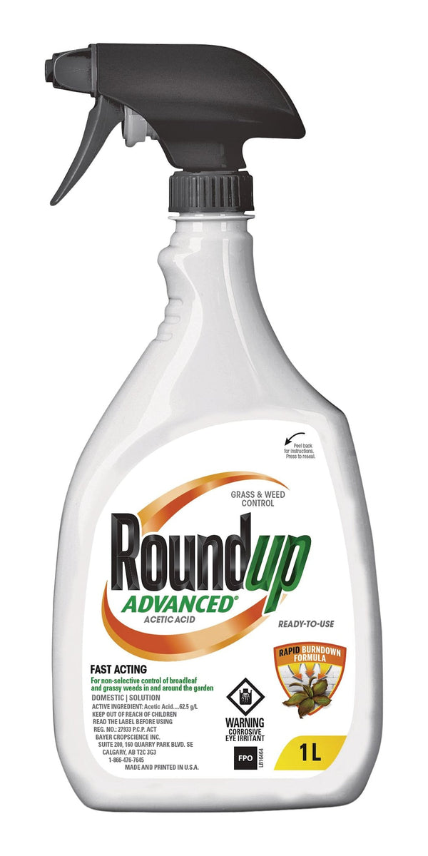RoundUp Advanced Ready-To-Use Grass & Weed Control Spray, 1-L O7
