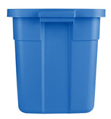 Rubbermaid Roughneck Stackable Storage Box with Lid, 68-L, Blue