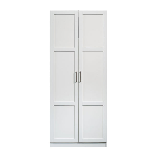 Sauder 2-Door Cabinet, White J8