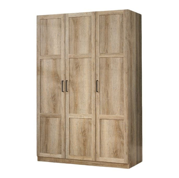 Sauder 3 Door Wardrobe, Shaker Oak L5