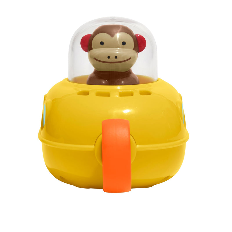Skip Hop Zoo Pull & Go Monkey Submarine Bath Toy V5