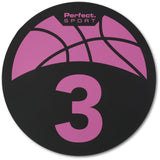 SKLZ Shot Spotz Indoor/Outdoor Numbered Basketball Training Markers with Digital Timer