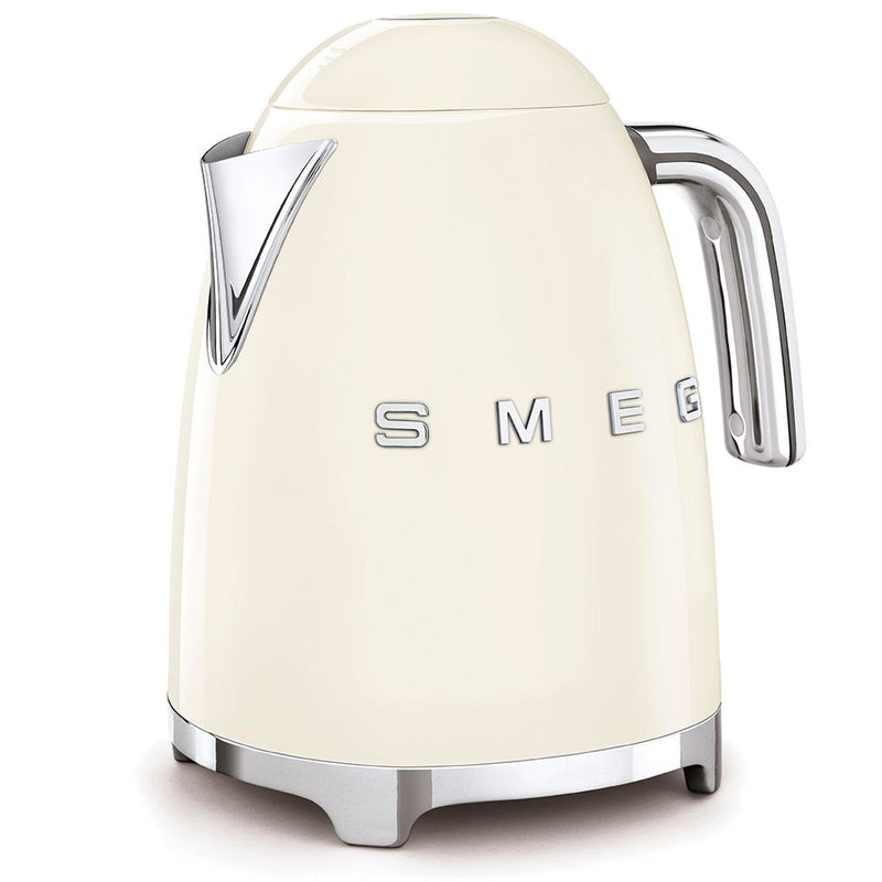 Smeg 50s Retro Style Fix Temperature Countertop Kettle, 1400W, 1.7-L, Cream K8