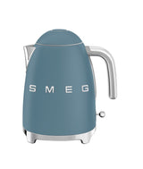 SMEG Cordless Kettle with Auto Shut Off, Matte Storm Blue, 1.7L