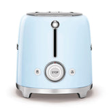 Smeg Retro Style Electric Toaster with Multi-Function Control, Light Blue, 2-Slices