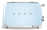 Smeg Retro Style Electric Toaster with Multi-Function Control, Light Blue, 2-Slices