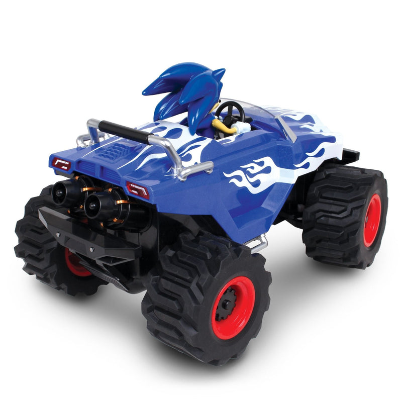 Sonic The Hedgehog RC Monster Truck Toy for Ages 6+, Various Vehicles H9