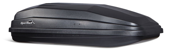 SportRack Vista SR7018 Rectangle-Shaped Roof Top Cargo Box, Lockable, X-Large, Black C9