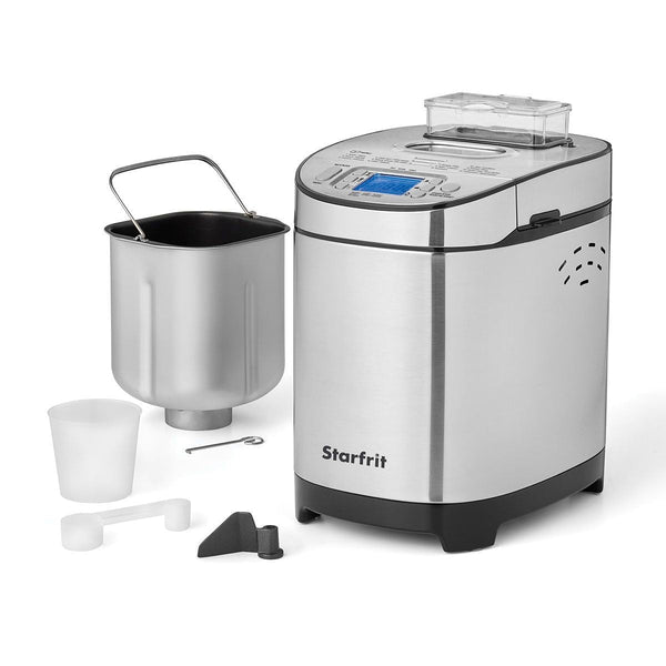 Starfrit Digital Display Breadmaker, Stainless Steel, 2-lb B2
