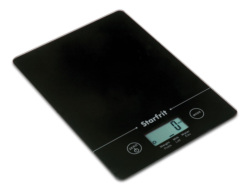 Starfrit Slim Glass Kitchen Scale, 5-kg, Assorted Z4
