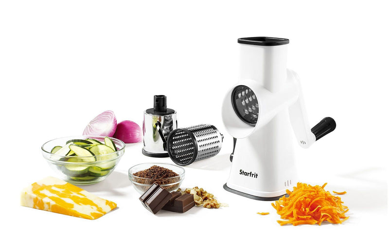 Starfrit Stainless Steel Drum Grater with Suction Cup Base H7
