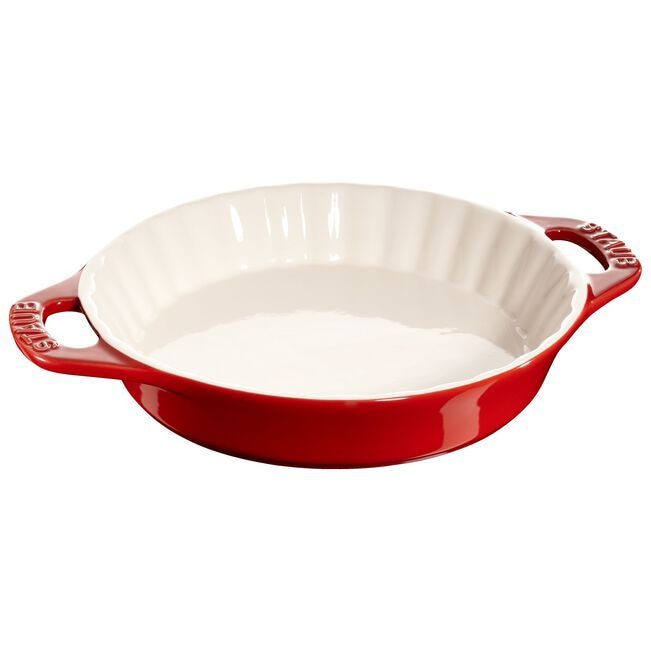 Staub 9 inch Pie Dish Cherry A6