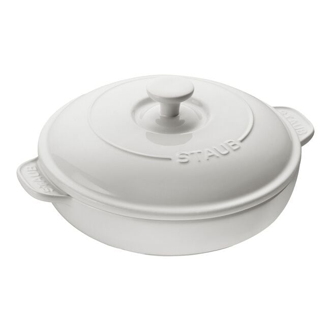 Staub Brie Baker White O8