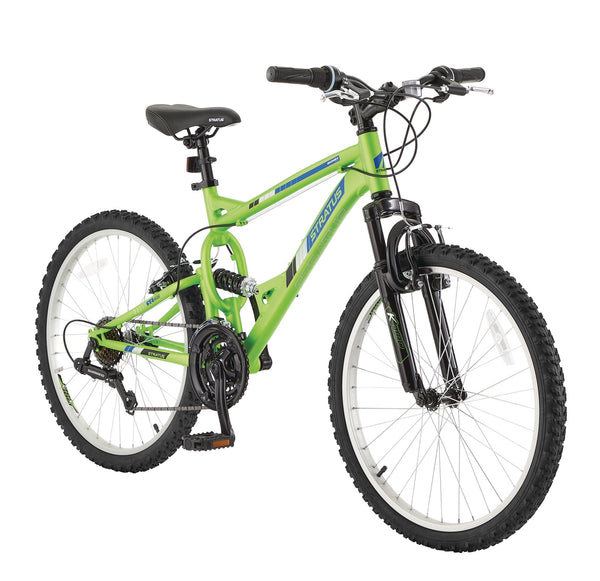 Stratus Richter Adult Bike, 21-Speed, 24-in Wheel, Adult/Youth Bike, Green J2