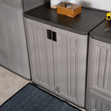 Suncast 2-Shelf Base Storage Cabinet, 75-lb Capacity