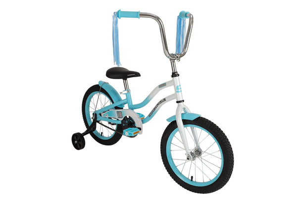 Supercycle Misfit Kids' Bike with Training Wheels, 16-in, Blue I2
