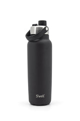 S'well Explorer Insulated Stainless Steel Hydration Bottle, 40-oz, Black, with Chug Lid, BPA Free