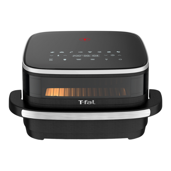 T-fal Easy Fry XL Surface Air Fryer, 10-in-1, Large Air Fryer, Super-Sized Cooking Surface, Compact Format, 4L / 4.2Qt, Black C4