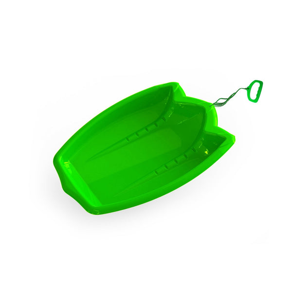T-Rex Dinosaur Paw Kids' 1-Person Plastic Winter Snow Sled/Toboggan with Tow Rope H5