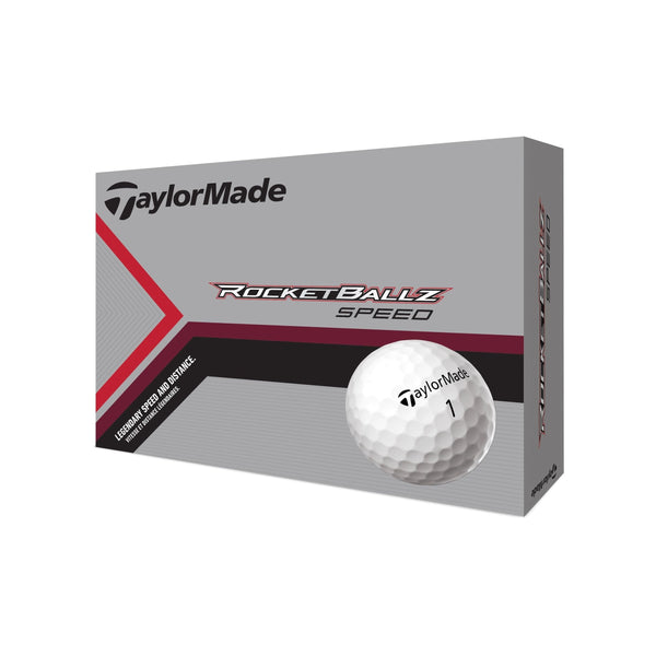 TaylorMade Rocketballz Speed Golf Balls, 12-pk, White K4