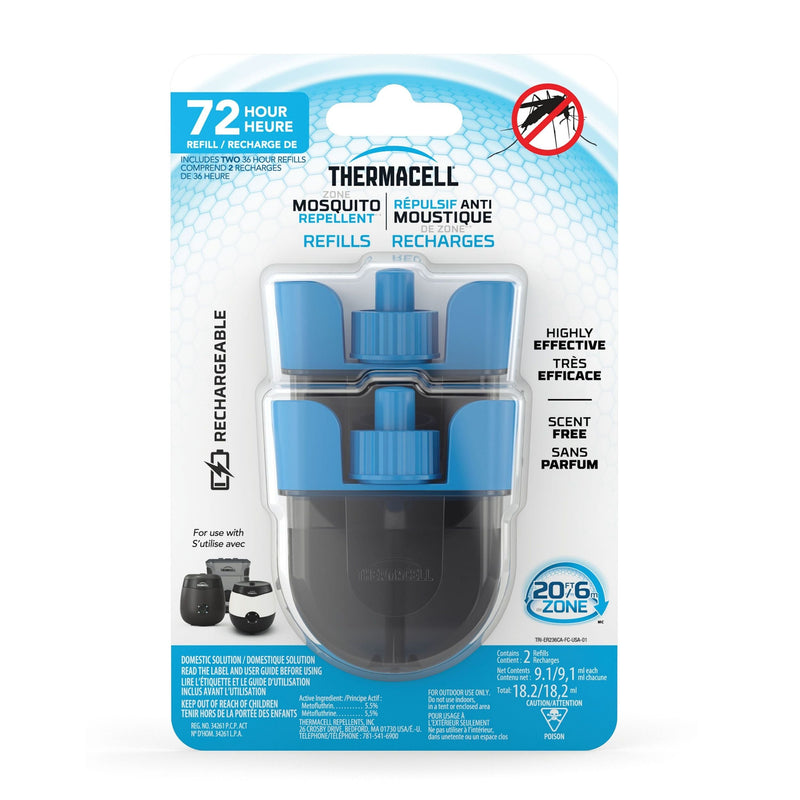 Thermacell E-ZoneGuard Rechargeable Mosquito Repellent Refill 72-Hour Pack O3