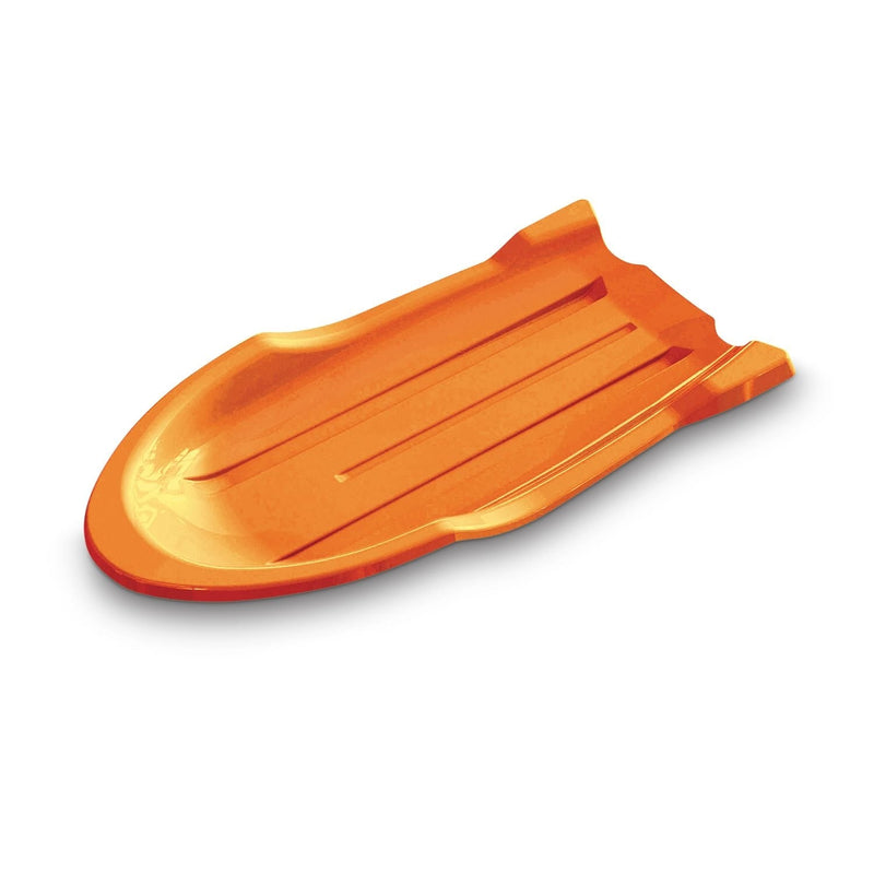Torpedo Kids' 2-Person Lightweight Plastic Winter Snow Sled Toboggan N3